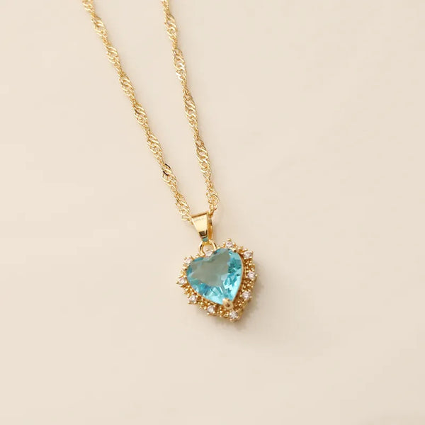 Alloy Heart Copper Necklaces