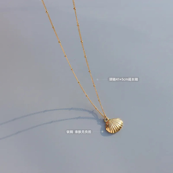 Wholesale Jewelry Fashion Geometric 304 Stainless Steel 18K Gold Plated Plating Necklace