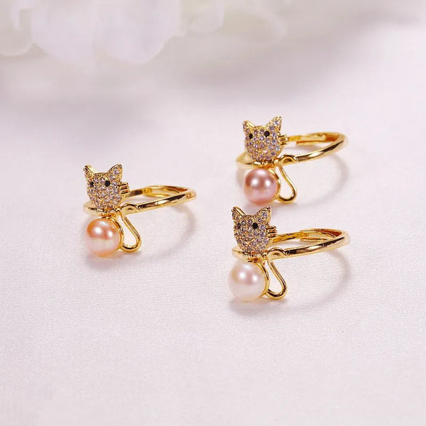 Freshwater Pearl Geometric Rings Freshwater Pearl Rings