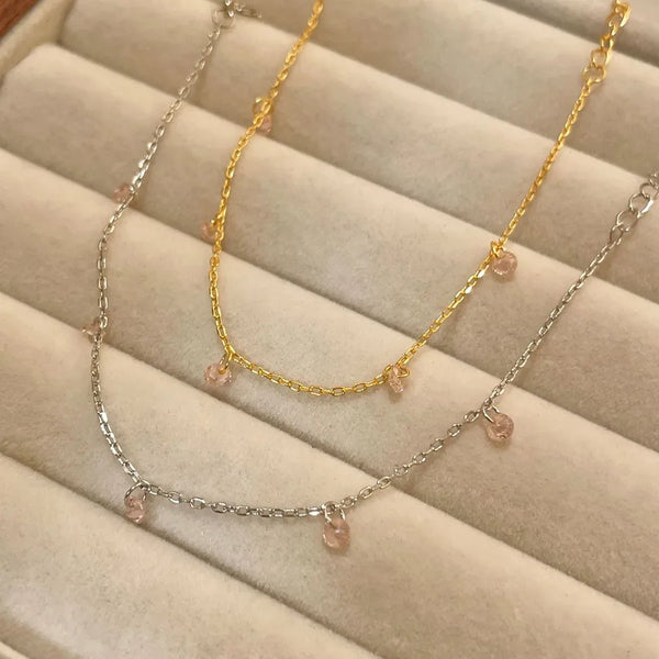 Geometric Bracelets for Women in 925 Sterling Silver with 18K Real Gold Plated Electroplated Finish Featuring Zircon Inlay