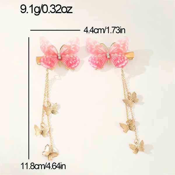 Vintage Style Simple Style Women's Bow Knot Alloy Plastic Cloth Hair Clip
