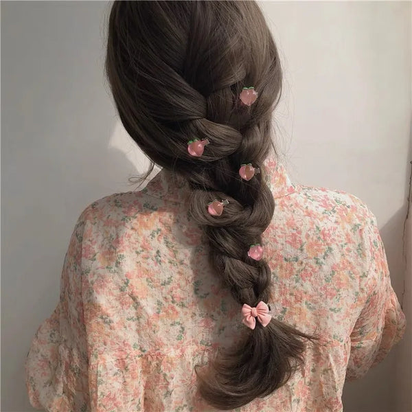 Women's Sweet Bow Knot Plastic Resin Hair Clip