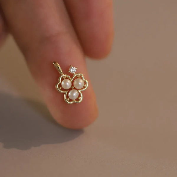 925 Sterling Silver Pendant For Flowers, Elegant Floral Design Necklace Accessory