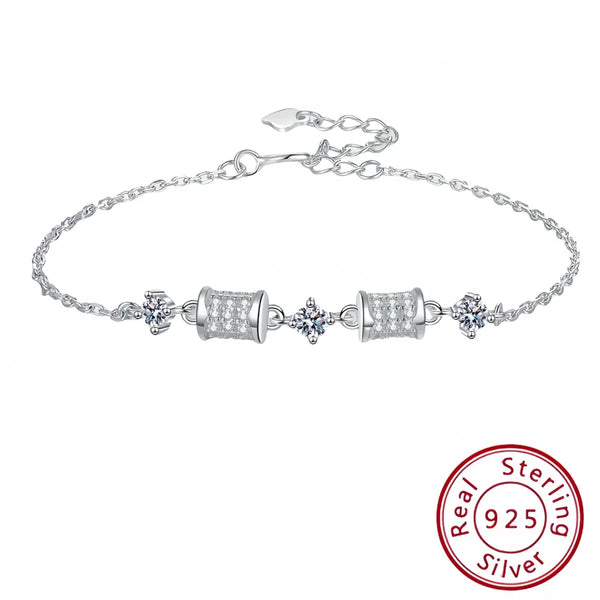 925 Sterling Silver Geometric Bracelets