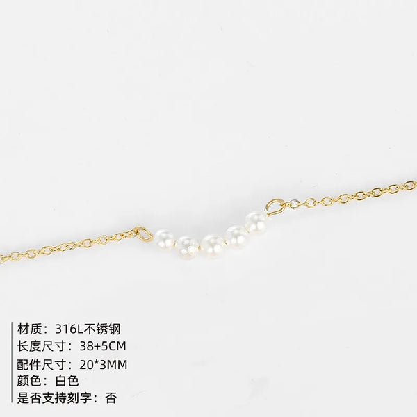 Stainless Steel 14K Gold Plated Fashion Plating Geometric Necklace