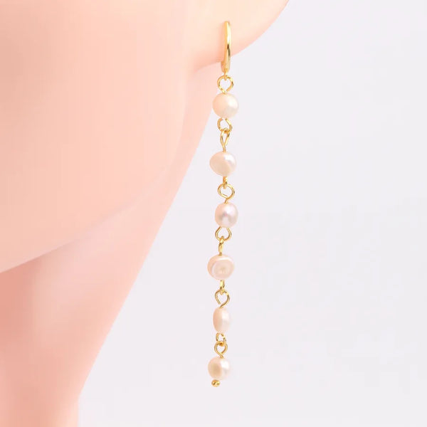1 Pair 925 Sterling Silver Solid Color Drop Earrings