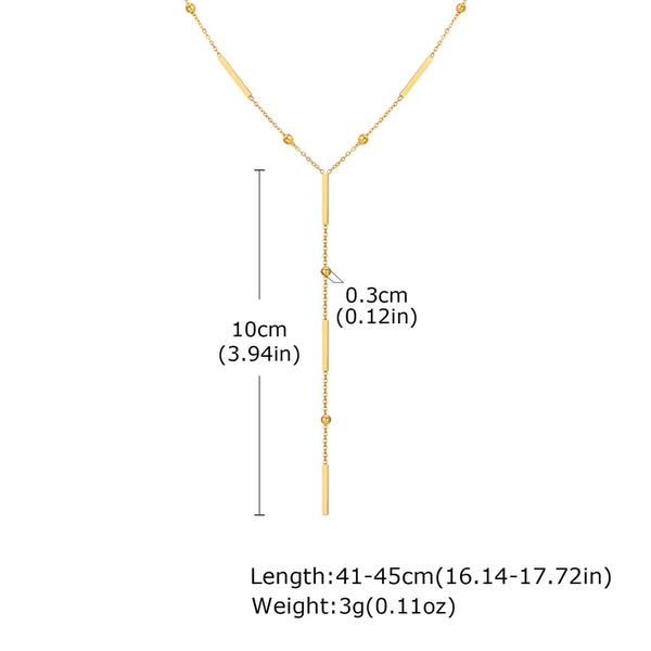 Wholesale Jewelry IG Style Lady Geometric 201 Stainless Steel 18K Gold Plated Necklace cable chain