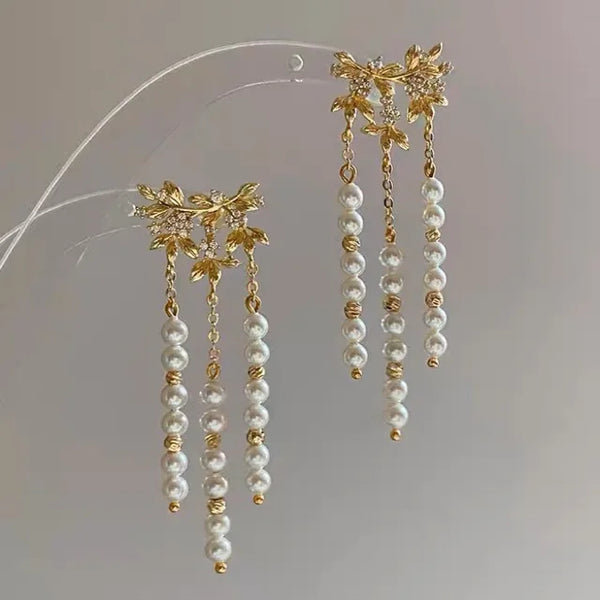 Natural Freshwater Akoya Pearl Earrings Bright Luminous Elegant Lady Gift For Best Friend Wedding Jewelry Ethnic Style Women