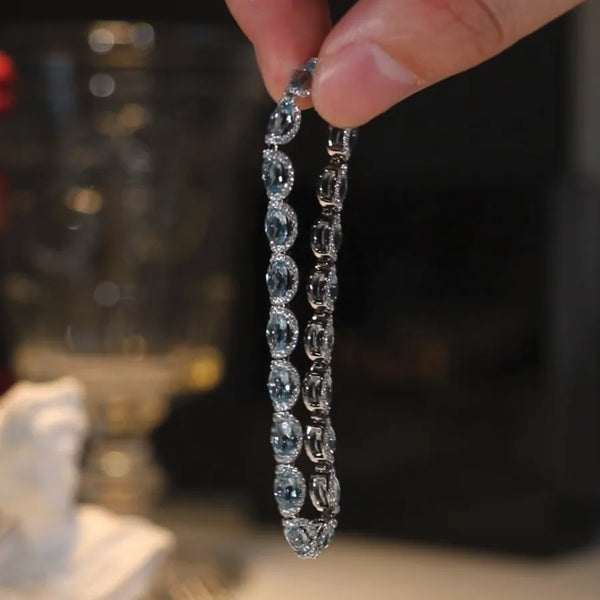 Wholesale Jewelry Fashion U Shape Copper Artificial Gemstones Diamond