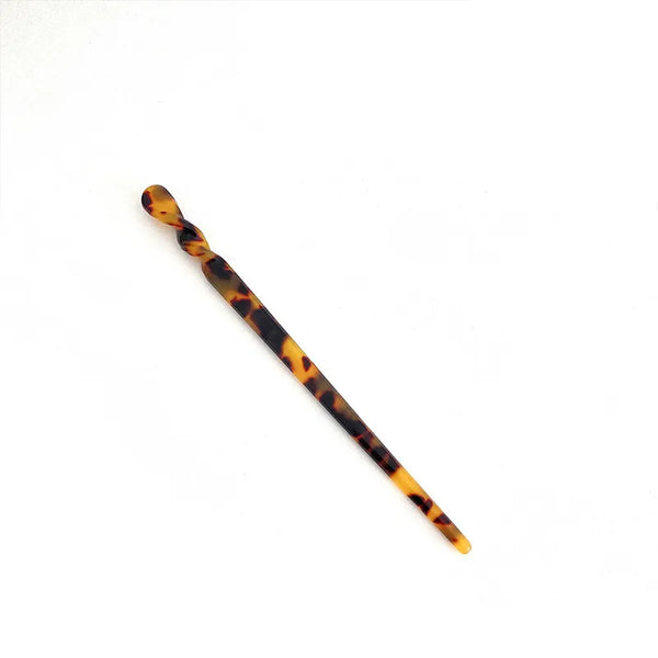 women's fashion geometric plastic resin printing hair clip