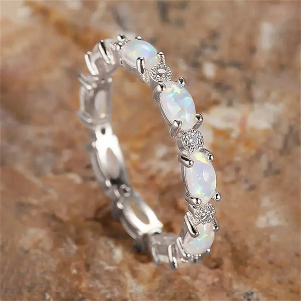 Three-dimensional Geometric Rings for Women in Copper with KC Golden Plated Water Plating and Zircon Inlay