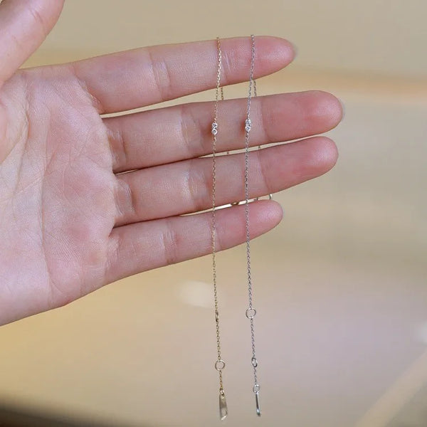 Ultra-Thin S925 Sterling Silver Bracelet For Women 18K Gold Plated Minimalist New Style Layering Luxury Hand Jewelry