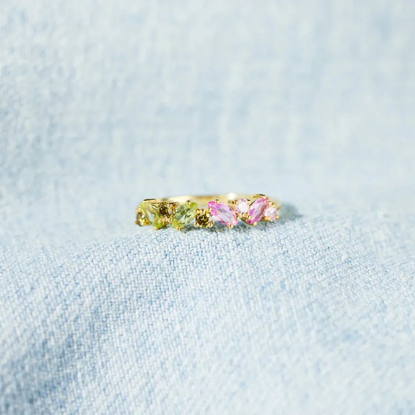 925 Sterling Silver Zircon Geometric Rings 925 Sterling Silver Rings
