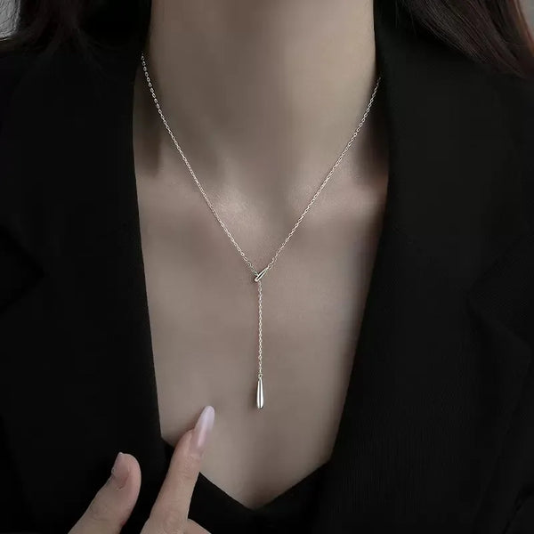 For  Necklace in 925 Sterling Silver with Cable Chain, Silver Jewelry Accessory
