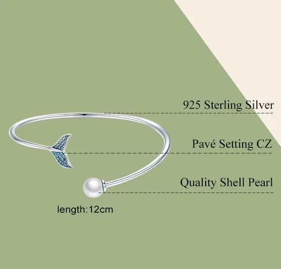 925 Sterling Silver Bangle Marine Style Modern Style IG Style