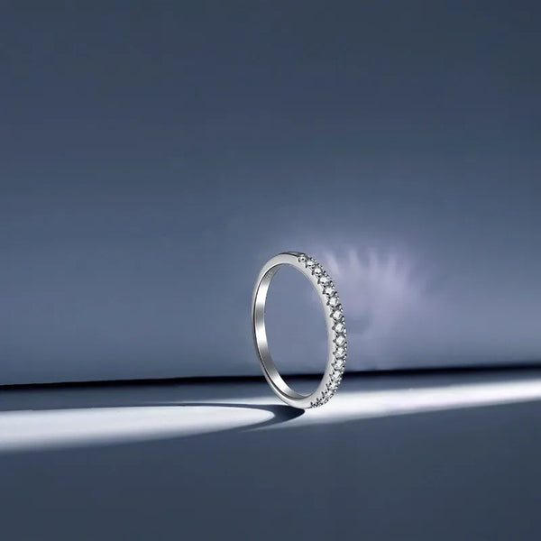 925 Sterling Silver Zircon Geometric Rings