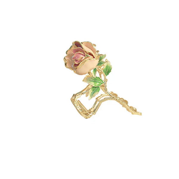 streetwear flower alloy plating flowers hair claws