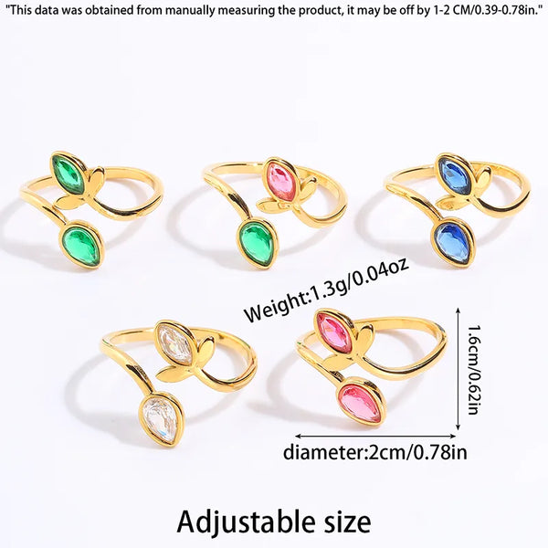 Wholesale Jewelry Simple Style Classic Style Shiny Geometric 304 Stainless Steel Open Rings