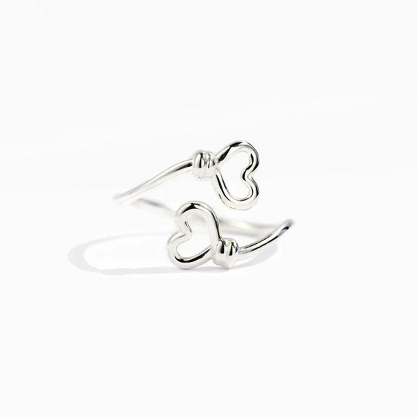 925 Sterling Silver Heart Shape Rings 925 Sterling Silver Rings