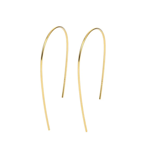 1 Pair 925 Sterling Silver U Shape Ear hook