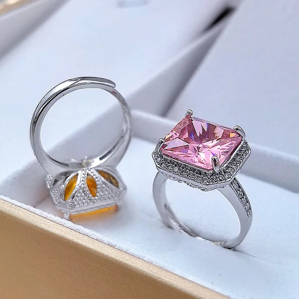 Wholesale Jewelry Elegant Glam Geometric Copper Rings