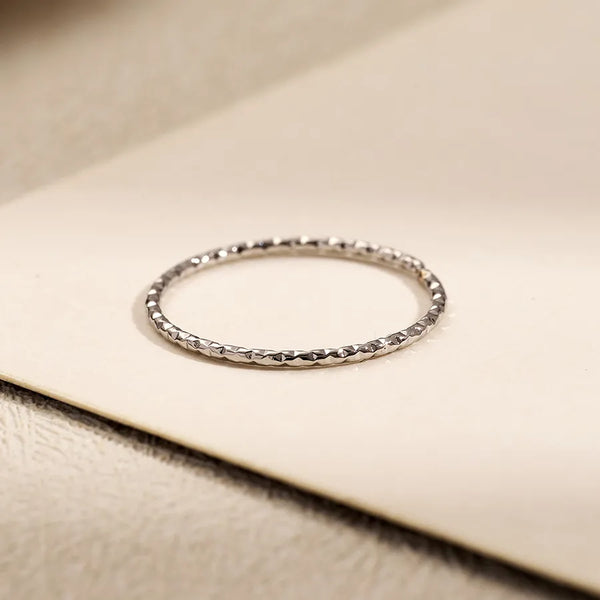 Wholesale Jewelry Elegant Vacation Simple Style Round Bamboo Joint 304 Stainless Steel 18K Gold Plated Polishing Plating Rings