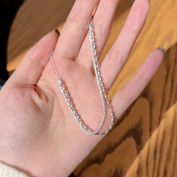 925 Sterling Silver Bracelets Simple Style