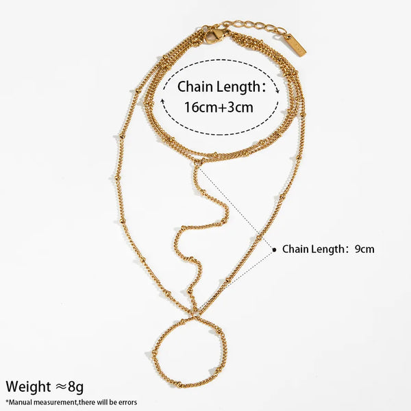 Sexy Romantic Geometric 304 Stainless Steel 16K Gold Plated White Gold Plated cable chain Bracelets In Bulk