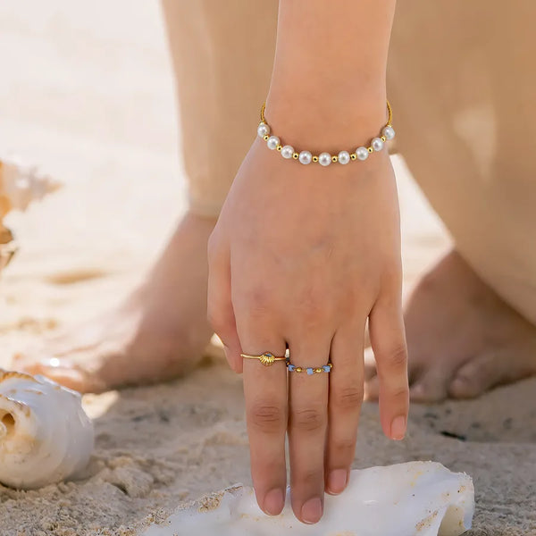 Freshwater Pearl Sterling Silver Bracelets Elegant