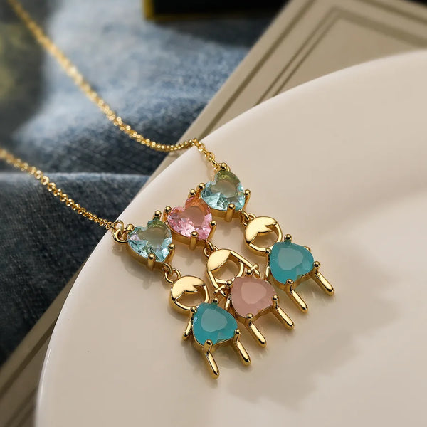 simple style commute square copper 18k gold plated zircon pendant necklace in bulk