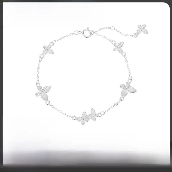 925 Sterling Silver Butterfly Bracelet Gentle Accessories for Women's Hand Jewelry