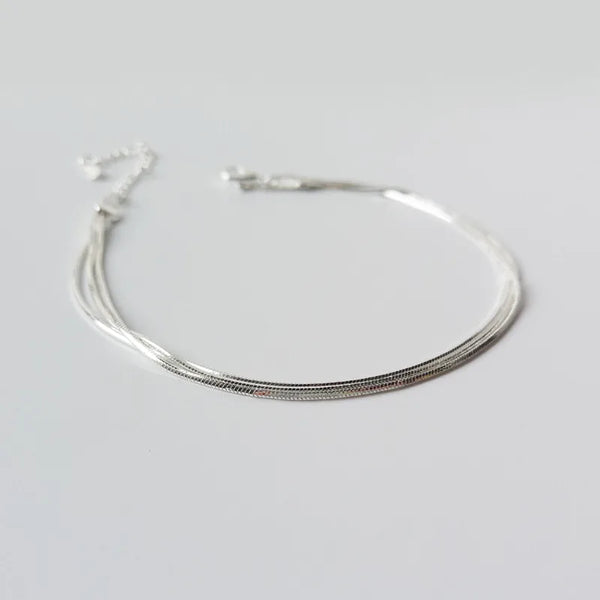 For Women  Copper Bracelets with Electroplated Gold Plating Featuring Snake Chain Design