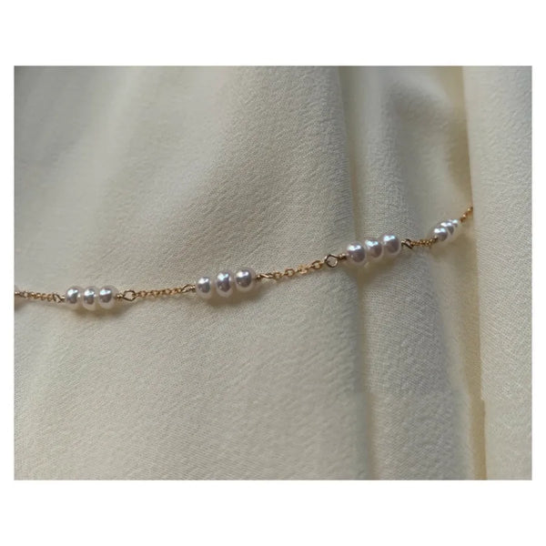 Aurora Natural Freshwater Pearl Bracelet Silver Plated 18K Gold Handmade Sweet Style Women's Daily Wear Jewelry Accessory
