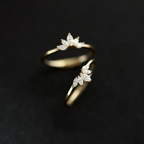 S925 Sterling Silver 14K Gold Plated Thin Ring Simple Elegance New Style Minimalist Ring For Women Fashion Jewelry Accessory
