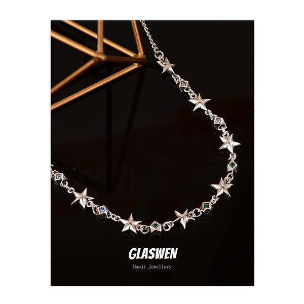 Wholesale Jewelry IG Style Star Copper Plating Necklace None