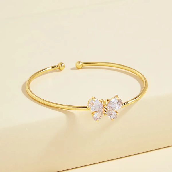 Copper Butterfly Bangle