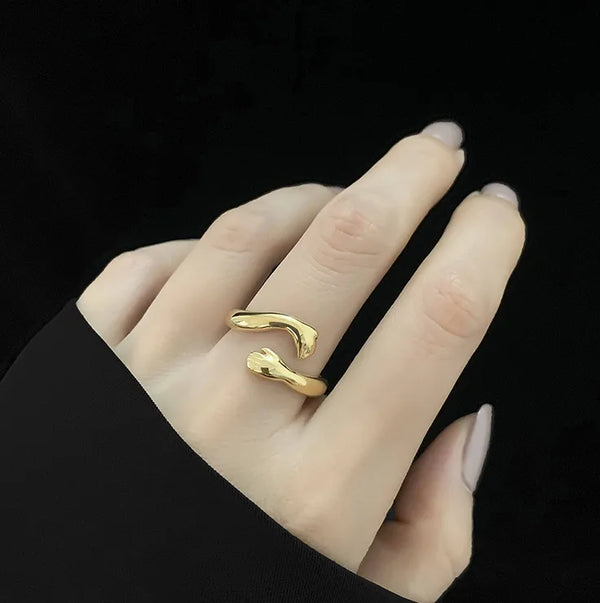 Wholesale Jewelry Fashion Heart 304 Stainless Steel Titanium Steel No Inlaid 18K Gold Plated Plating Inlaid Shell