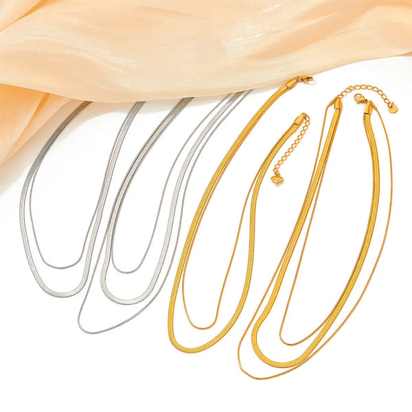 retro rhombus stainless steel titanium steel plating necklace