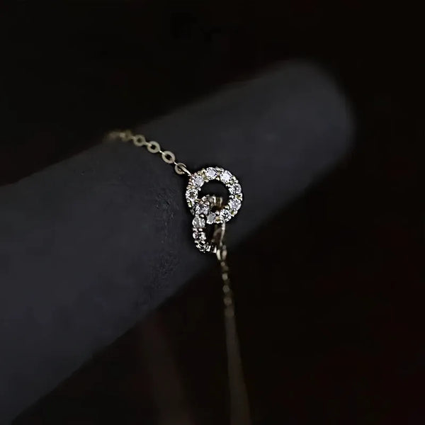 1 Piece 925 Sterling Silver Round 14K Gold Plated 925 sterling silver cable chain Bracelets