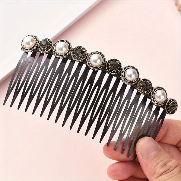 Beach Style Charm Hair Clips with Rhinestones, Perfect Printing Design Hair Accessories