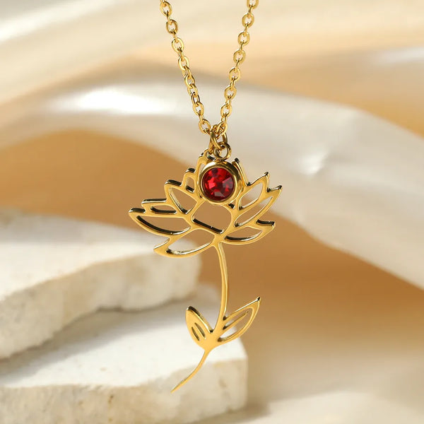 Heart Shape Necklace for Women, Waterproof Non Tarnish Copper, 18K Gold Plated PVD, Zircon Inlay, Cable Chain