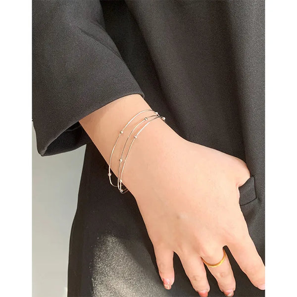 925 Sterling Silver Bracelets IG Style Basic