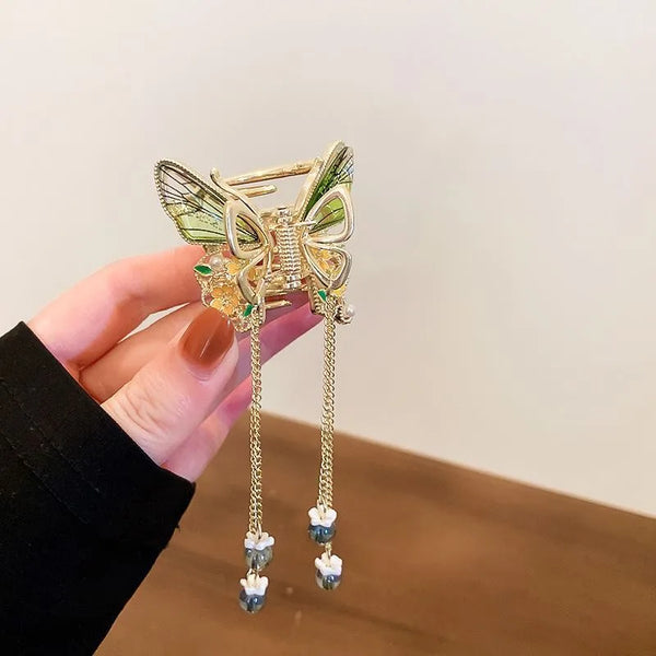 Sweet Tassel Hairpin made of Durable Zinc Alloy, Elegant Hair Accessory for Stylish Looks