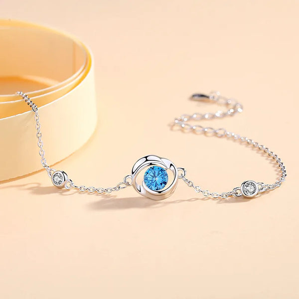925 Sterling Silver Bracelets Simple Style Classic Style