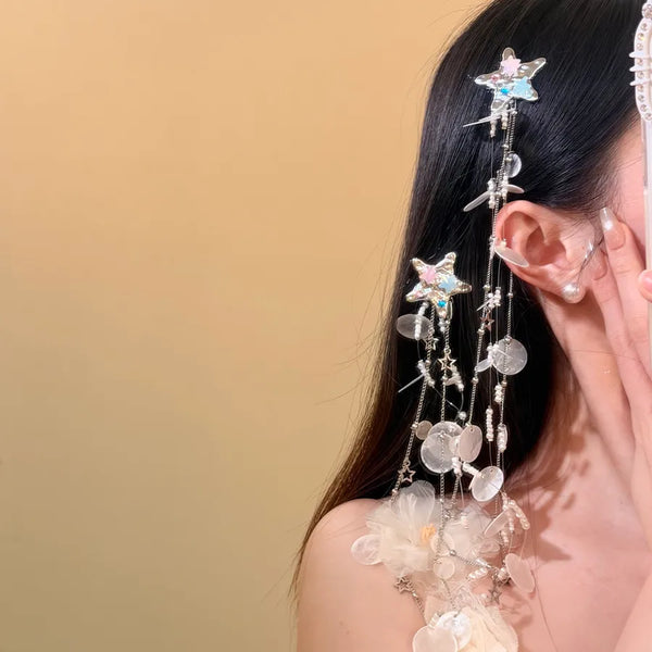 Sweet Star Hairpin Made of Durable Alloy, Stylish Hair Accessories for Everyday Wear