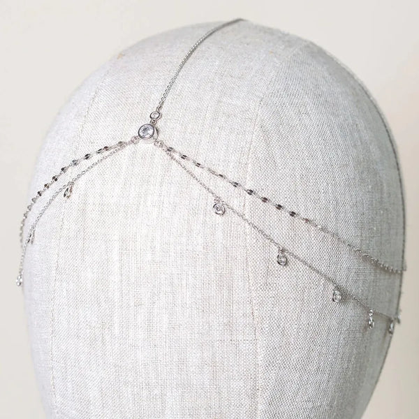 hot selling light luxury bridal Hair chain wedding jewelry fashion bohemian forehead chain Hair accessories Hair chain
