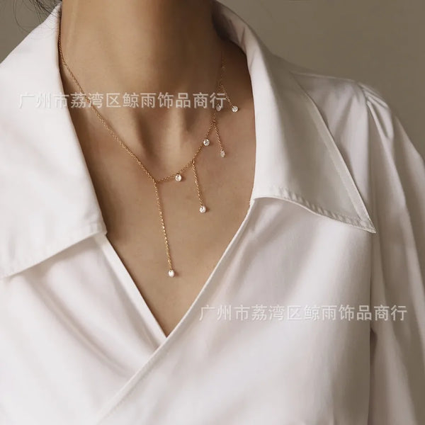 Wholesale Jewelry 304 Stainless Steel 18K Gold Plated Necklace