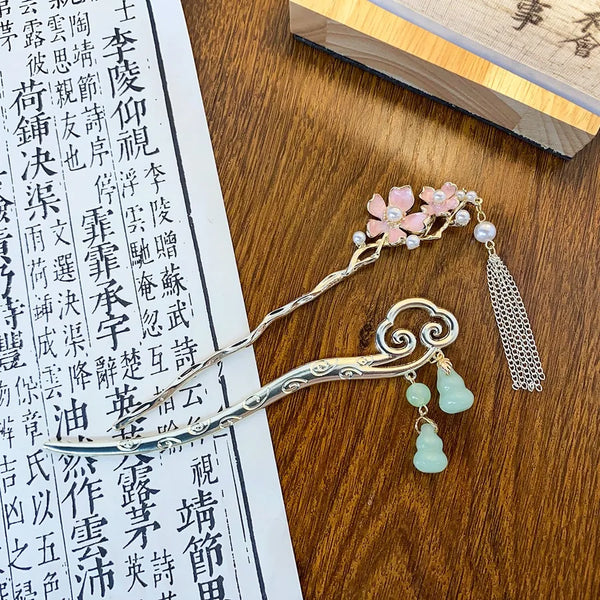 Elegant Simple Alloy Hairpin Floral Patterned Princess Style Accessory For Office Park Weekend Holiday Tea Party All Seasons