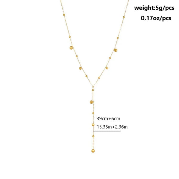 Wholesale Jewelry Shiny V Shape 304 Stainless Steel 18K Gold Plated mariner chain Necklace