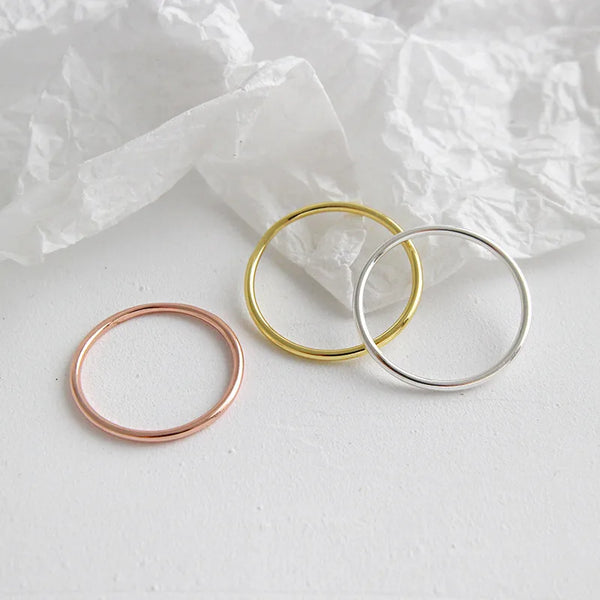 korea sterling silver fine ring